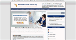 Desktop Screenshot of floridabusinesslicense.org