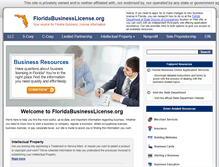 Tablet Screenshot of floridabusinesslicense.org